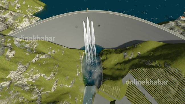 布達甘達基水電站效果圖圖:OnlineKhabar