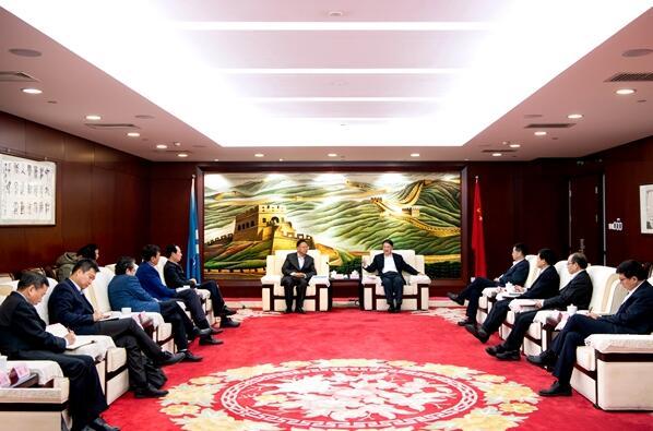 溫樞剛會(huì)見中國能建黨委書記、董事長汪建平