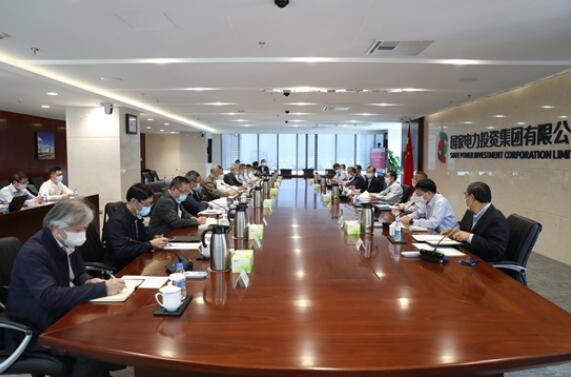 國(guó)家電投總經(jīng)理江毅會(huì)見(jiàn)東方電氣黨組副書(shū)記、總經(jīng)理俞培根