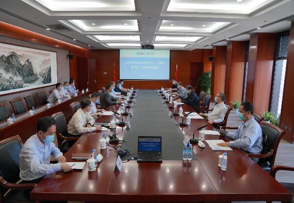 中國(guó)能建集團(tuán)黨委書記、董事長(zhǎng)汪建平會(huì)見(jiàn)中國(guó)大唐黨組書記、董事長(zhǎng)陳飛虎一行