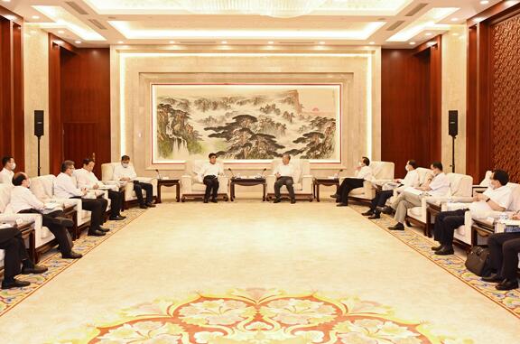 舒印彪拜會山東省委書記劉家義、省長李干杰