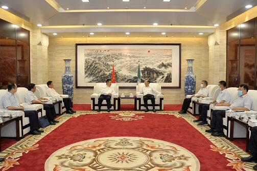 辛保安會見中國西電集團董事長白忠泉、總經理裴振江