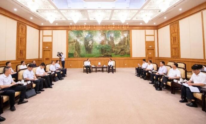 中核集團總經(jīng)理、黨組副書記顧軍與福建省委副書記、代省長王寧會談