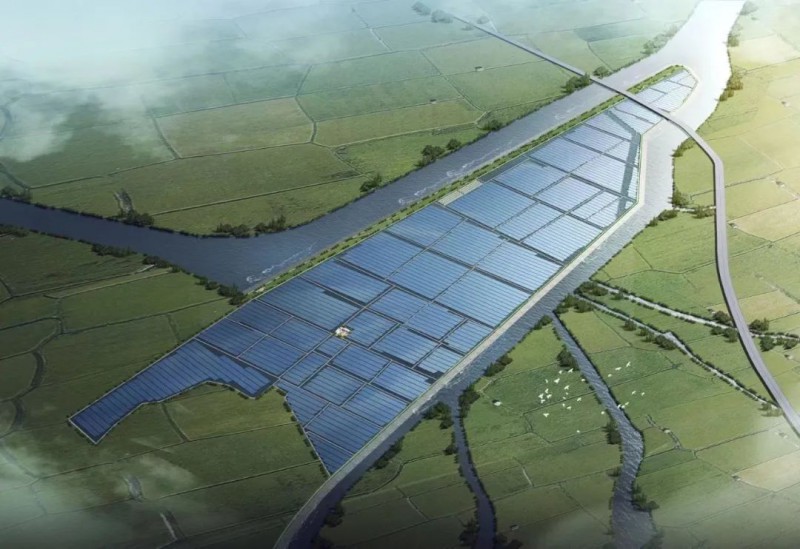 550MWp！亞洲最大漁光互補(bǔ)光伏發(fā)電項(xiàng)目之一正式開(kāi)工！