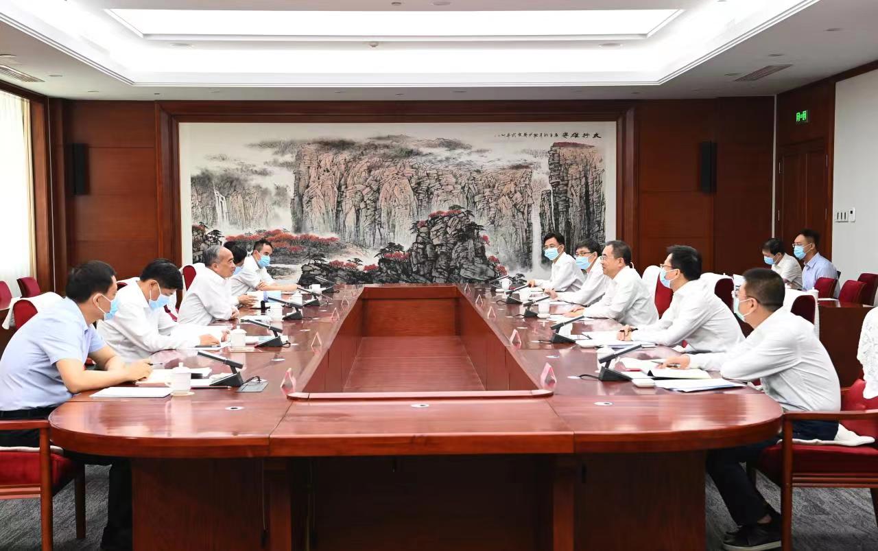 鄒磊拜會(huì)山西省委書(shū)記、省人大常委會(huì)主任林武