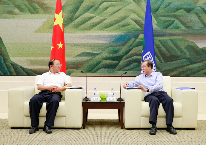 國家電投總經(jīng)理、黨組副書記江毅會見湖北省武漢市委常委、武漢經(jīng)開區(qū)工委書記劉子清