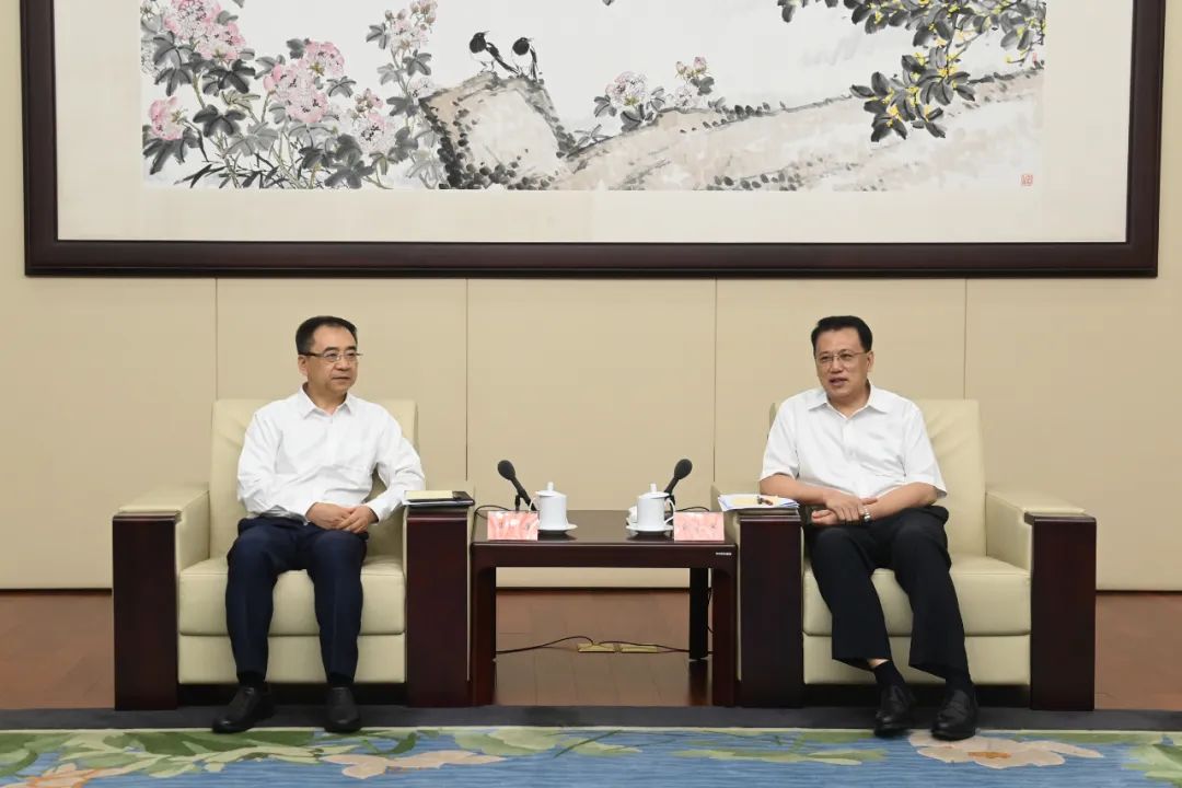 大唐集團(tuán)公司黨組書記、董事長(zhǎng)鄒磊拜會(huì)浙江省委書記、省人大常委會(huì)主任袁家軍