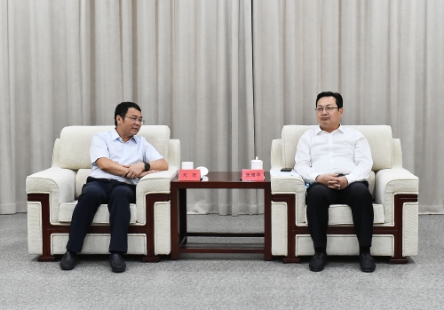 劉源拜會河北省委常委、副省長，雄安新區(qū)黨工委書記、管委會主任張國華