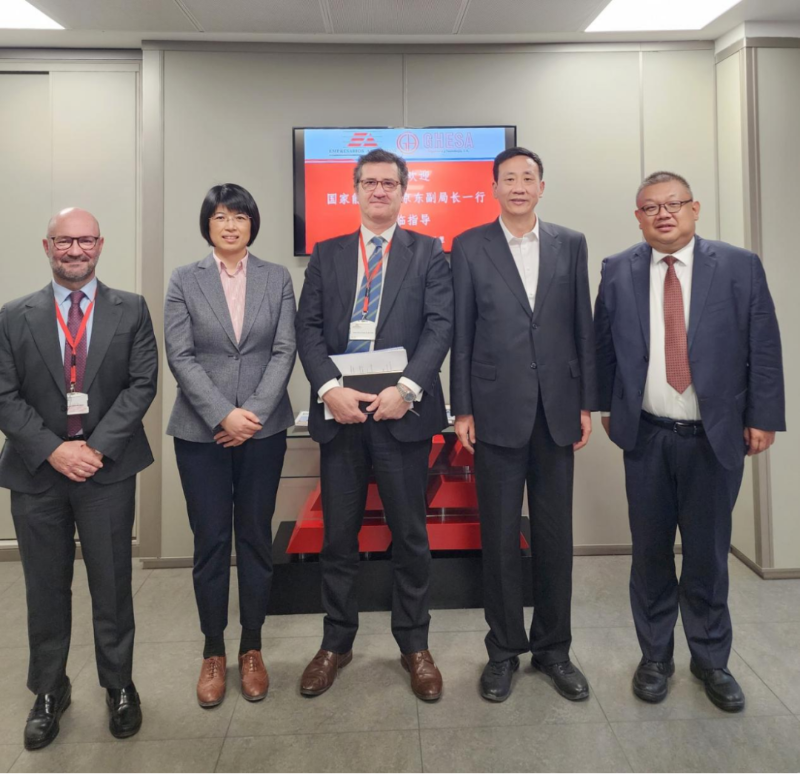 國家能源局副局長任京東到中國能建所屬西班牙易安和蓋颯公司調研指導