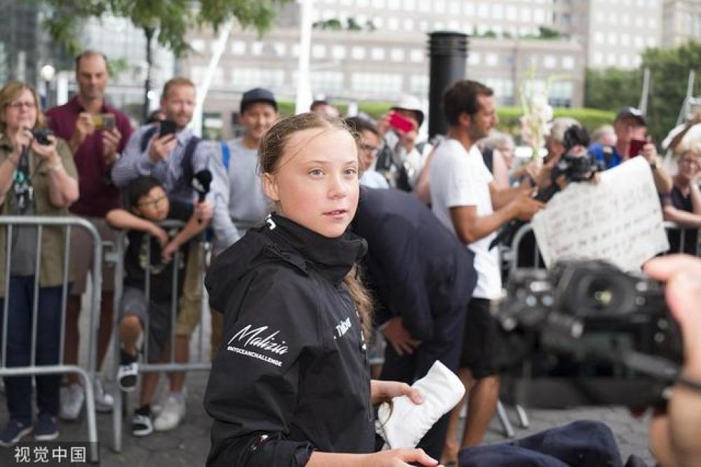 瑞典“環(huán)保少女”堵門挪威能源部，抗議在牧民土地建風(fēng)力渦輪機(jī)