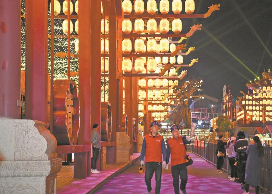 山東青州:東特巡不夜城 景觀燈火明