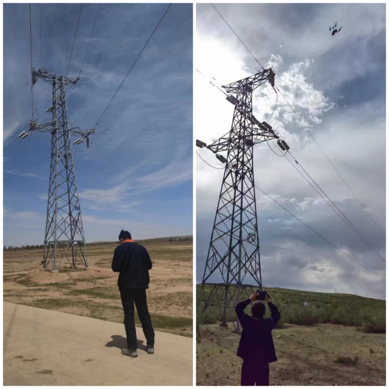 草原下的停機坪，線路中的啄木鳥