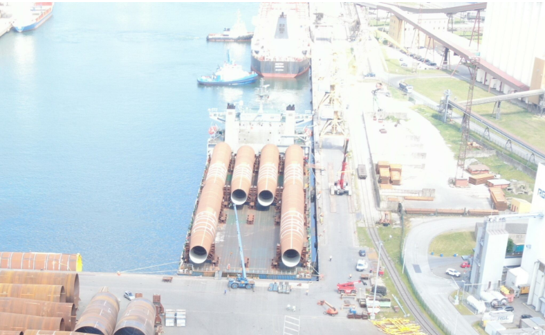 450MW海上風(fēng)電項目！全部單樁發(fā)運(yùn)