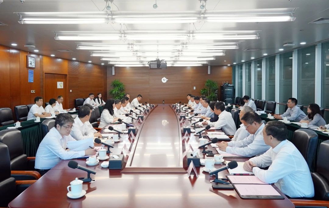 中國能建黨委書記、董事長宋海良與中國海油黨組書記、董事長汪東進(jìn)會(huì)談