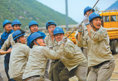 人民日報:防汛抗洪救災(zāi) 央企勇挑重擔(dān)