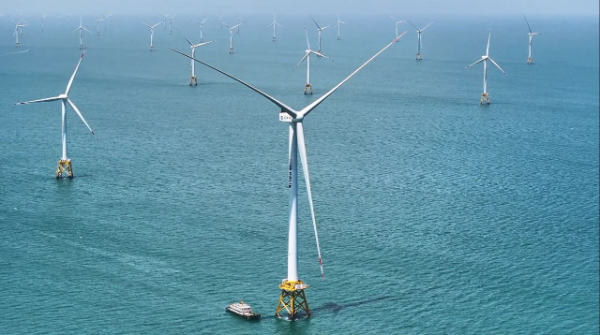 38.41萬千瓦時！全球首臺16兆瓦海上風機創(chuàng)單機日發(fā)電量新紀錄