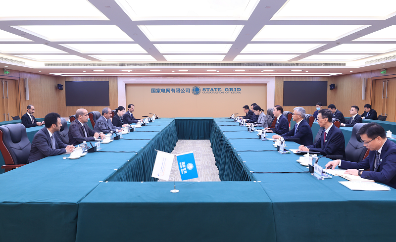 辛保安會(huì)見聯(lián)合國全球契約組織總干事桑達(dá)·奧佳博、沙特電力公司首席執(zhí)行官哈立德·古努