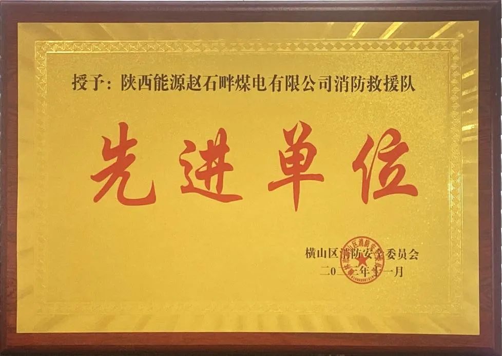 優(yōu)秀！再續(xù)輝煌！陜投集團(tuán)趙石畔煤電消防工作又獲表彰