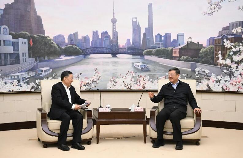 中國能建黨委書記、董事長宋海良拜會(huì)上海市委書記陳吉寧、市長龔正