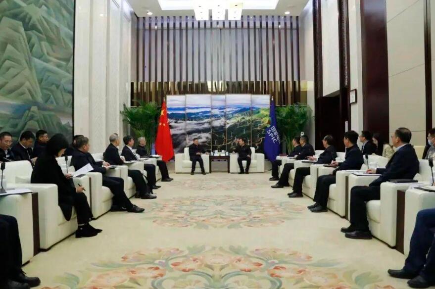 國(guó)家電投黨組書(shū)記、董事長(zhǎng)劉明勝會(huì)見(jiàn)東方電氣黨組書(shū)記、董事長(zhǎng)俞培根