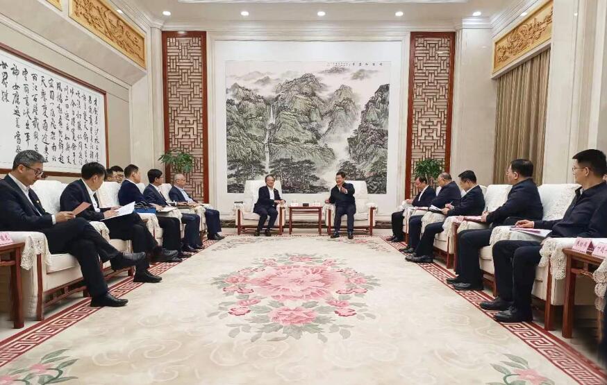 吳云拜會(huì)湖北省政府副省長、黨組成員盛閱春