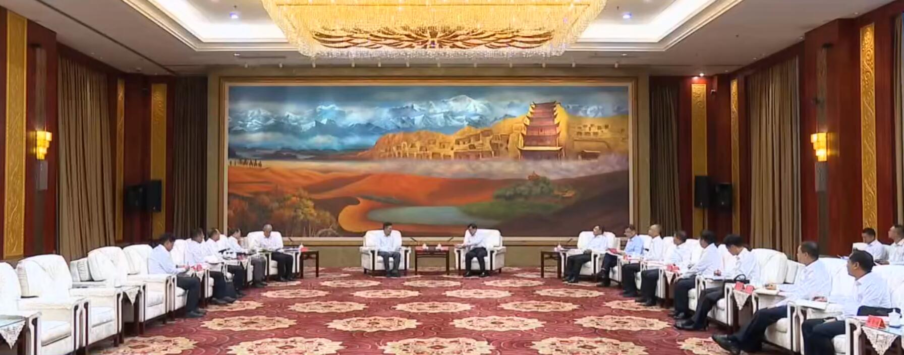 國(guó)家電投董事長(zhǎng)劉明勝、總經(jīng)理栗寶卿拜會(huì)甘肅省委書記胡昌升、省長(zhǎng)任振鶴