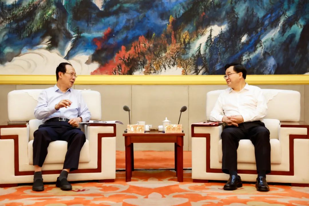 中國電建黨委書記、董事長丁焰章拜會甘肅省委書記胡昌升