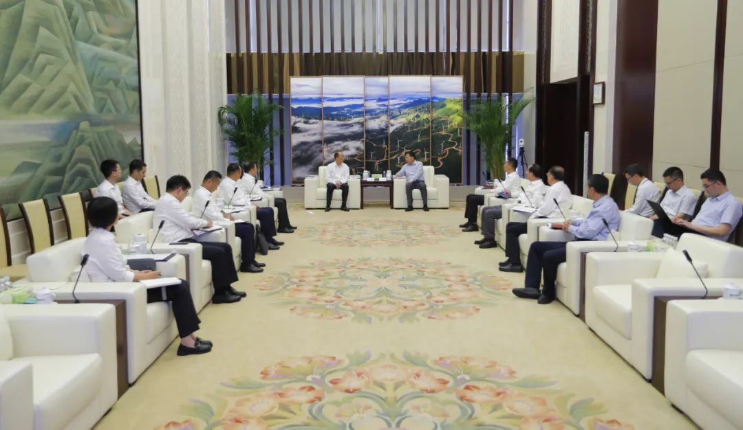 國家電投黨組書記、董事長劉明勝會見中國化學(xué)黨委書記、董事長莫鼎革