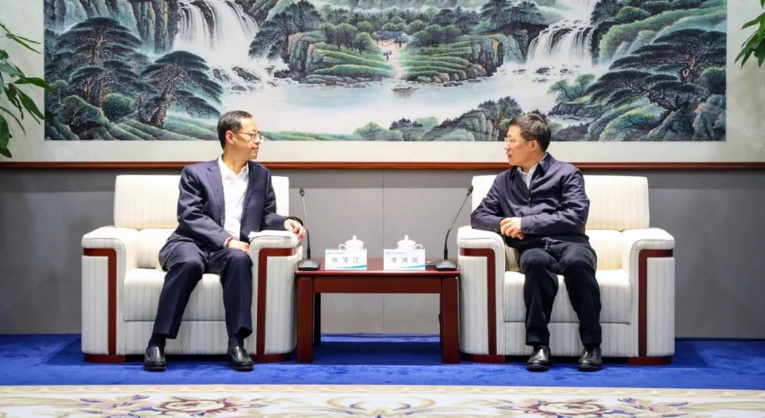 中國(guó)電氣裝備黨委書記、董事長(zhǎng)李洪鳳會(huì)見交通銀行黨委副書記、行長(zhǎng)張寶江