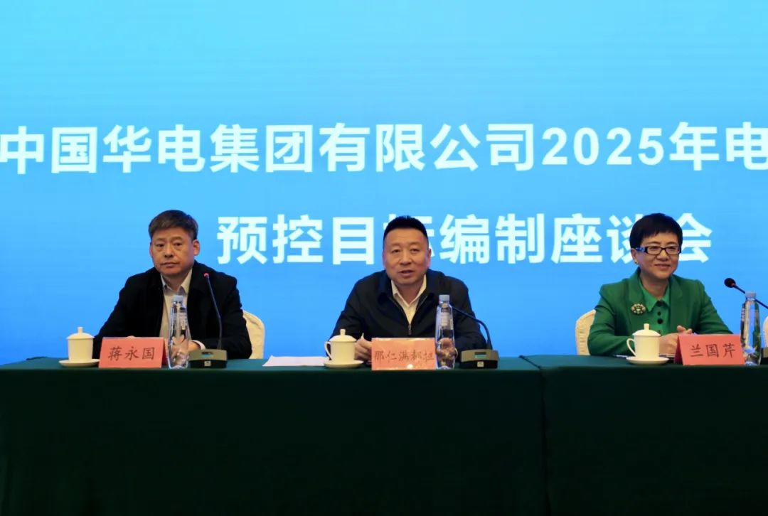 華能集團2025年電、熱量預控目標編制座談會在呼和浩特召開