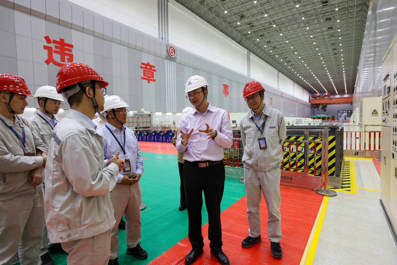 華能瀾滄江總經(jīng)理、黨委副書記李健平到糯扎渡電站開展安全督導檢查并調(diào)研