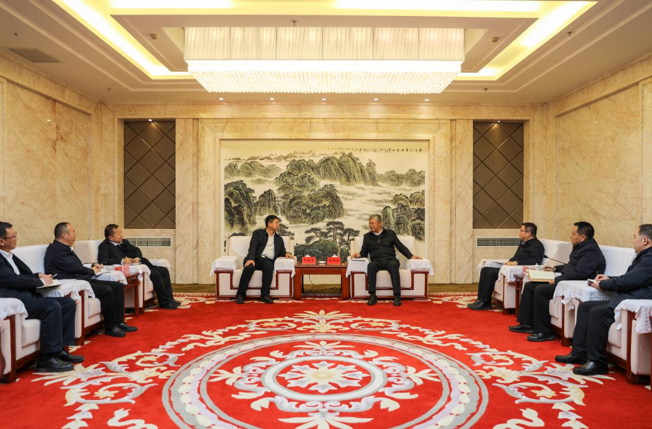 大唐甘肅公司黨委書記、董事長王建偉拜會隴南市委書記張柯兵、市長劉永革