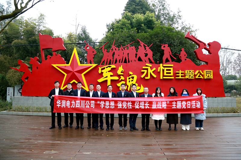 華潤電力四川公司聯(lián)合華潤集團在川企業(yè)開展“學(xué)思想、強黨性、促增長、贏戰(zhàn)略”主題黨日活動